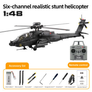 RC ERA C170 1:48 Brushless RC Helicopter Realistic Cockpit Pilot Figure Optical Flow Hover TOF Positioning One Key Takeoff RTF