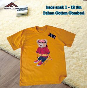kaos anak 1-12thn Teddy bear SERIES 4