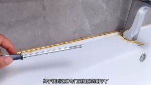 Durable Grout Gap Cleaning BrushCrevice Cleaning floor Brush Long HandleBathroom Brush Cleaner whith HolderCleaning Brush for BathroomKitchen Toilet Tile Joints Dead Angle Hard Bristle Cleaning Brushes