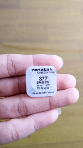 Renata SR626SW Baterai jam tangan Renata 377 SR626SW Silver 1.55V