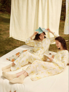 Purcotton | Spring Breathable Cotton Home Wear Set