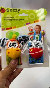 [𝐒𝐆 𝐒𝐞𝐥𝐥𝐞𝐫] BabySPA Wrist Rattle Wristlet Soft Sound for Baby in Bright Vibrant Colors