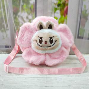 TAS SELEMPANG ANAK LABUBU VIRAL BUNGA