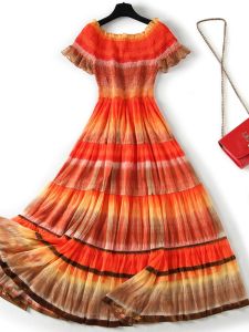 XMO | Đầm Dạo Biển Bohemian Quai Ngang Dopamine