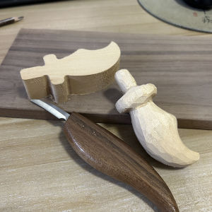 Xiao Li Fat Knife Carving Linden Wood DIY for Beginners with Handmade Wood Material Softwood Chinese Style Home Decor Carving