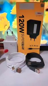 Charger For RLME X7 Pro 120W SuperDart Power Adapter Support Fast Charging