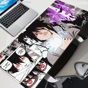 Bandai | Mouse Pad Japan Anime Desktop Mat Computer Accessories N-naruto HD Print Mouse Mat Sasuke Uchiha Cool Mousepad Gamer Rubber Pads