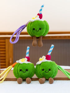 ของเล่นตุ๊กตาต้นกล้วยขนาดเล็ก ของตกแต่งห้อย ของเล่นสำหรับเด็ก ของขวัญวันเกิด ผ้าฝ้าย PP นุ่ม สัตว์น่ารัก ผลิตในจีน