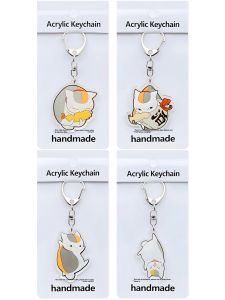 Mua 2 Tặng 1 Móc Khóa Acrylic Mùa Hè Người Bạn Tài Khoản Mèo Giáo Viên Charm Mặt Dây Chuyền Hoạt Hình Anime周边 Cat Five郎 Móc Khóa