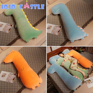 JOJO CASTLE Giant Long Pillow Lovely Dinosaur Stuffed Toys Fox Crocodile Plush Toy Soft Cartoon Animal Stuffed Doll 80/100/120/140cm Pillow for Kids Girlfriend Birthday Gift