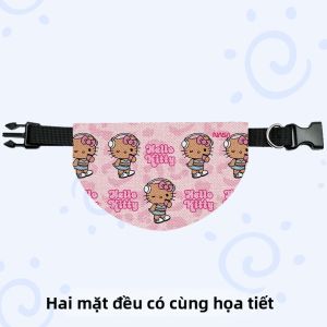 HanWei | Khăn Quàng Cổ In Đốm Báo Cho Thú Cưng