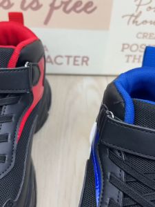 BUM Equipment Kasut Kanak-Kanak Kids Shoe CS583/CS584 Warna Hitam Merah/Hitam Biru (Black x Red/Black x Blue)