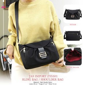 BISA COD Tas Keren Import Sling Bag / Shoulder Bag / Hand Bag High Quality Tas Import ZY5501 Koleksi Tas Kerenz