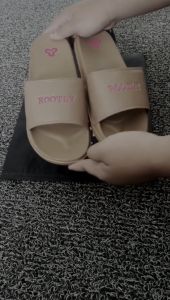 Rootly - Sandal Slop Pria wanita Keren Janoski Mocca Premium