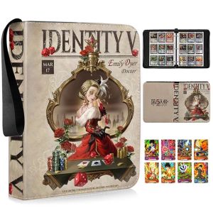 Identity V Card Card Binder Peripheral Card Holder Storage Book Inner Page Leather Zipper Card Mini Truck Collection Favorites