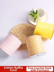 MAIXIANXIAN | Raffia Cotton Yarn DIY Handmade Hat and Bag Material