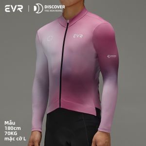 evr | Áo Khoác Đạp Xe Màu Tăng Dần Thêm Ấm cho Nam