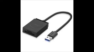 Đầu đọc thẻ SD TF chân cắm USB 3.0 UGREEN 20250 Truyền tải dữ liệu nhanh chóng.
