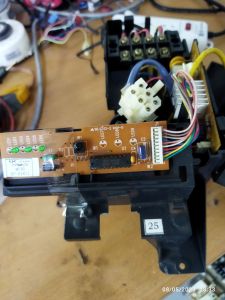 ชุดเมนบอร์ดคอยล์เย็นแอร์ SAIJO DENKI (ใช้กับมอร์เตอร์ AC: 4GN511A-00037)(แผงวงจร+ตัวรับสํญญาณ) ***อะไหล่แท้ อะไหล่ถอด