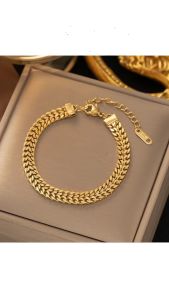 OYJR สร้อยข้อมือแฟชั่น สร้อยข้อมือสแตนเลส สำหรับผู้หญิง ใช้สำหรับการผลิตสแตนเลส