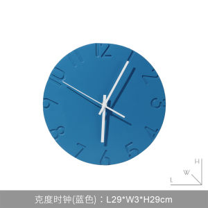 Modern Minimalist Nordic Resin Creative Silent Clock Living Room Decorative Wall Clock Simple Fashion Home Use Clock