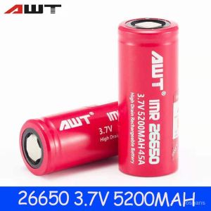 AWT 26650 battery 5200MAH 45A (RED)