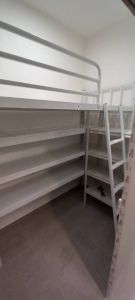 Loft bed customize with shelf Singapore /bomb shelter/utility room /helper room