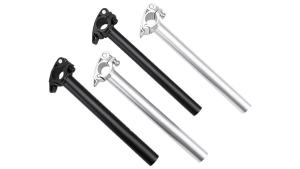 CNCLOL Bicycle Part Folding Bike Stem 28.6mm 25.4mm Aluminum Alloy Adjustable Height Handlebar Riser for MTB Foldable Bicycle