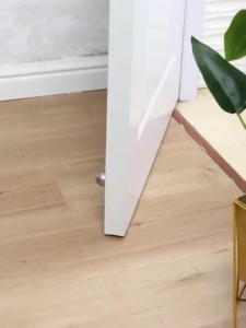 Door Bottom Seal Strip Soft Rubber Like Texture Provides Better Sealing For Sliding And Swing Doors 93CM Flat Available In 3 Colors Brown White Black