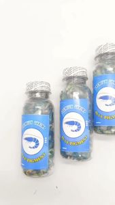 Udang Kering BLUE YELLOW RED Pakan ikan Channa louhan arwana botol 100 gram