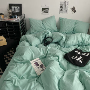 Pure Cotton Bedding Single Person 1.5m Three-piece Set Dormitory Bed Single Cover Quilt Cover Pillowcase Student Dormitory Life