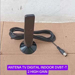 V177 ORI ANTENA TV DIGITAL INDOOR DVBT T2 STB HIGH GAIN 12dBi 4K 1080 FULL HD SUPER JERNIH KUALITAS.