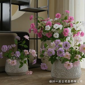 Hoa cúc giả hoa cánh bướm hoa sao nhái trang trí nhà cửa 1 cành 3 bông decor cửa tiệm quán cà phê tiệc cưới phụ kiện chụp hình