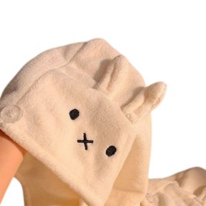 Miffy | Khăn Quấn Tóc Miffy Hoạt Hình Siêu Thấm Hút Nhanh Khô Dùng Cho Ký Túc Xá & Gia Đình Kiểu Instagram Dành Cho Cả Nam Và Nữ