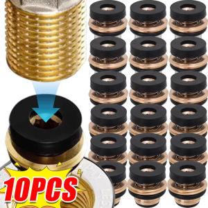 10Pcs Brass Quick Seal Washers Universal Faucet Valve Leak-proof Sealing Rings Gaskets Pipe Hose Plumbing Plugs Faucet Accessories