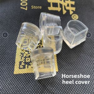 WUNUO | Transparent Anti-Slip Durable Silent Heel Protector for Latin Dance Shoes