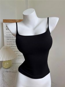 เสื้อกั๊กแขนกุดผ้าขนแกะหนาสำหรับผู้หญิงในฤดูใบไม้ร่วงและฤดูหนาว ผ้าขนแกะหนา อบอุ่น แขนกุด คอวี ทรงเข้ารูป เสื้อชั้นในแบบมีแผ่นเสริมหน้าอก ชุดชั้นใน