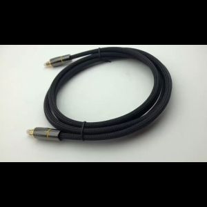JIANTAI Optical Audio Cable 1m/3m Optical Cable [Braided Slim Metal Case Gold Plated Plug] Digital Audio Fiber Optic Cable Toslink Compatible with Sound Bar TV Samsung Vizio Bose LG Sony Sonos