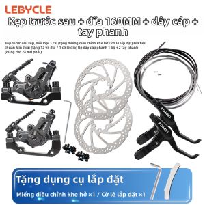 LEBYCLE | Bộ Phanh Đĩa Tương Thích Dual Drive cho Xe Đạp 14-inch