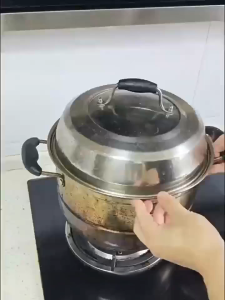 Pot Bottom Cleaner 200g Removes Burn Marks Grease & Stubborn Stains Fast