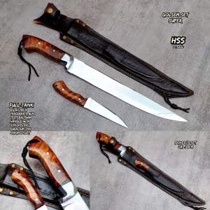 golok sembelih HSS 1 set pisau skinner