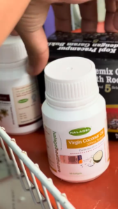 Halagel Virgin Coconut Oil 60’ Softgel  MINYAK KELAPA DARA