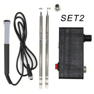 T12-942  Mini OLED Electric Digital Display Soldering Station with Handle T12 Soldering Iron Tip Soldering Iron Repair Tool