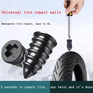 10/30pcs ScrewsVacuum Tyre Repair Nail Tire Puncture  Motorcycle Fitting Set Tubeless Wheel Repair Punctures Kit Patches for Car