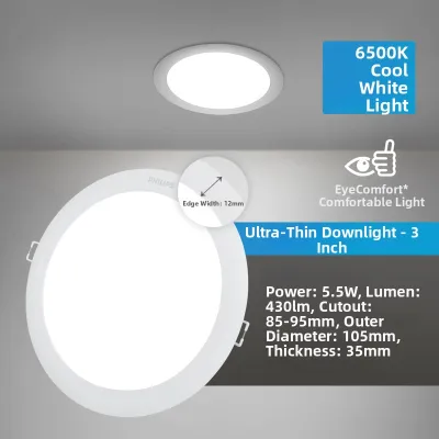 Philips | Ultra-thin Copper LED Recessed Light
