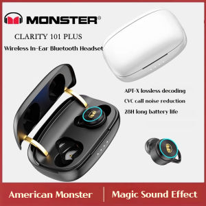 Monster Clarity 101 AirLinks True Wireless Bluetooth Earphones Sports CVC Noise Reduction Metal Body