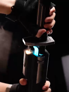 80cm Toy Sword LaserSword That Sprays Mist Emits Sparks Adiustable Rgb Lights Rechargeable