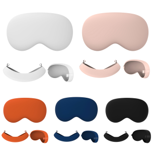 Silicone VR Helmet Protective Cover Dustproof Protective Case Soft Sleeve Skin Cover for Apple Vision Pro VR Accessories