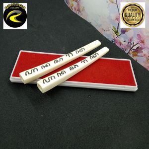 cangklong once tulang sapi ukir aksara Jawa m43