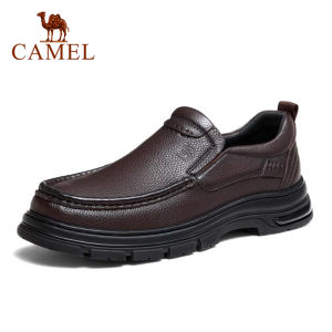 Cameljeans Autumn New Comfortable Work Casual Wear-resistant Non-slip Business Leather Shoes for Men